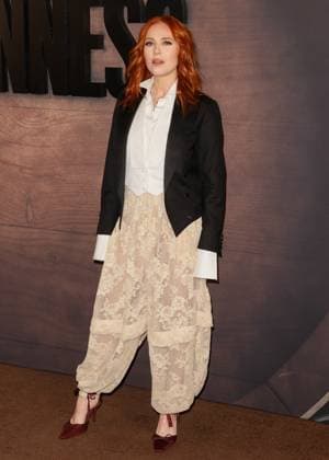 September 23, 2025, London, United Kingdom: Angela Scanlon attends the House of Guinness London Premiere held at the Picturehouse Central, London. London United Kingdom - ZUMAs197 20250923_aab_s197_118 Copyright: xMarioxMitsisx