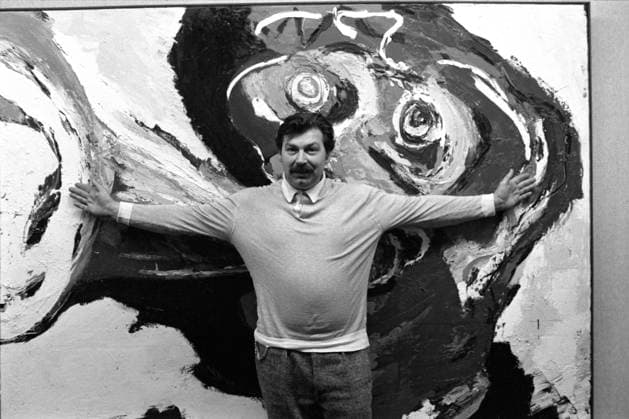 Portrait of Karel Appel artist 1970s Serge Hambourg opale photo RECORD DATE NOT STATED  Copyright: x SergexHambourg opale.photox