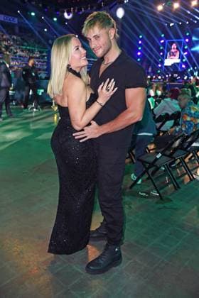 Marlisa Rudizo aka Mrs Marlisa with friend William Raab THE ULTIMATE HYPE at the Rudolf Weber Arena in Oberhausen on 04 10 2025