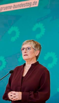 Britta Haßelmann EUR, Germany, Berlin, 07 10 2025 Press statement by Britta Haßelmann Chairwoman of the B90 Greens parliamentary group in the Bundestag