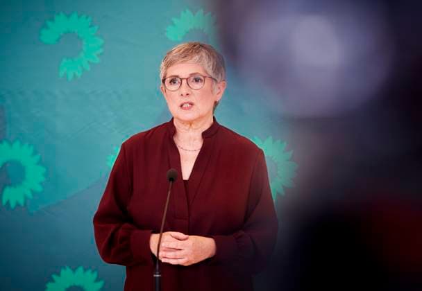 Britta Haßelmann EUR, Germany, Berlin, 07 10 2025 Press statement by Britta Haßelmann Chairwoman of the B90 Greens parliamentary group in the Bundestag