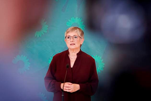 Britta Haßelmann EUR, Germany, Berlin, 07 10 2025 Press statement by Britta Haßelmann Chairwoman of the B90 Greens parliamentary group in the Bundestag