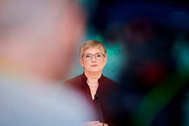 Britta Haßelmann EUR, Germany, Berlin, 07 10 2025 Press statement by Britta Haßelmann Chairwoman of the B90 Greens parliamentary group in the Bundestag