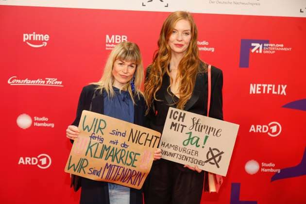 First Steps Awards ceremony in Berlin Berlin, 06 10 2025 Laura Fischer and Pheline Roggan at the First Steps Awards ceremony at the Theater des Westens in Berlin Berlin Copyright: xMatthiasxGränzdörferx