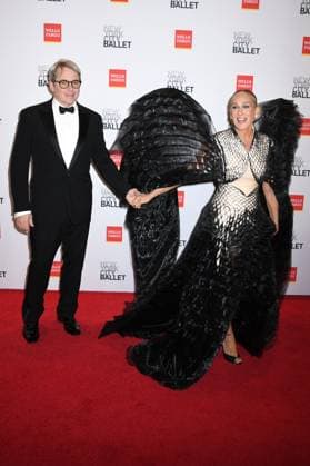 NEW YORK, NY- OCTOBER 8: Matthew Broderick and Sarah Jessica Parker at New York City Ballet™s 2025 Fall Fashion Gala at the David H. Koch Theater at Lincoln Center Plaza on October 8, 2025 in New York City. Copyright: xMediaPunchx