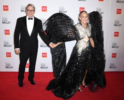NEW YORK, NY- OCTOBER 8: Matthew Broderick and Sarah Jessica Parker at New York City Ballet™s 2025 Fall Fashion Gala at the David H. Koch Theater at Lincoln Center Plaza on October 8, 2025 in New York City. Copyright: xMediaPunchx