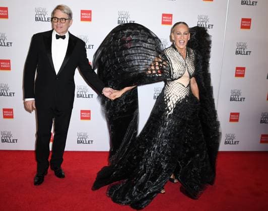 NEW YORK, NY- OCTOBER 8: Matthew Broderick and Sarah Jessica Parker at New York City Ballet™s 2025 Fall Fashion Gala at the David H. Koch Theater at Lincoln Center Plaza on October 8, 2025 in New York City. Copyright: xMediaPunchx