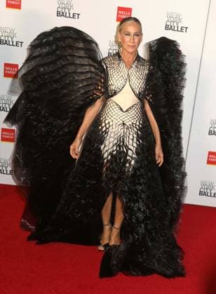 October 8, 2025, New York, New York, USA: Actor SARAH JESSICA PARKER seen at the New York City Balletâ€⠢s 2025 Fall Fashion Gala held at the David H. Koch Theater at Lincoln Center. New York USA - ZUMAk03_ 20251008_zaf_k03_043 Copyright: xNancyxKaszermanx