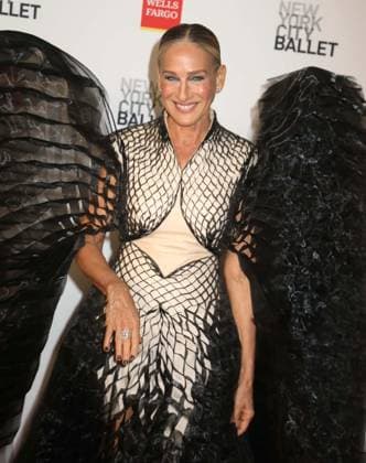 October 8, 2025, New York, New York, USA: Actor SARAH JESSICA PARKER seen at the New York City Balletâ€⠢s 2025 Fall Fashion Gala held at the David H. Koch Theater at Lincoln Center. New York USA - ZUMAk03_ 20251008_zaf_k03_047 Copyright: xNancyxKaszermanx