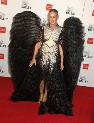 October 8, 2025, New York, New York, USA: Actor SARAH JESSICA PARKER seen at the New York City Balletâ€⠢s 2025 Fall Fashion Gala held at the David H. Koch Theater at Lincoln Center. New York USA - ZUMAk03_ 20251008_zaf_k03_049 Copyright: xNancyxKaszermanx