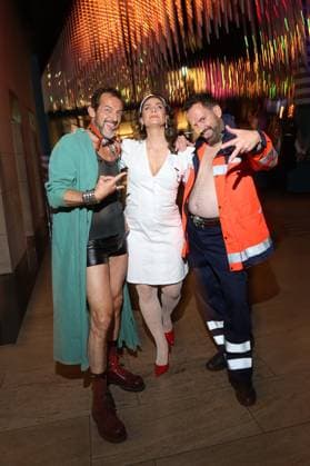 German Acting Award 2025 Hans Werner Meyer, Nadine Heidenreich and Christian Senger Aftershow Party Award Ceremony German Acting Award 2025 at Pullmann Berlin Schweizerhof Hotel Berlin Copyright: xEventpressxGabschx xKochanx