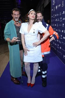 German Acting Award 2025 Hans Werner Meyer, Nadine Heidenreich and Christian Senger Aftershow Party Award Ceremony German Acting Award 2025 at Pullmann Berlin Schweizerhof Hotel Berlin Copyright: xEventpressxGabschx xKochanx