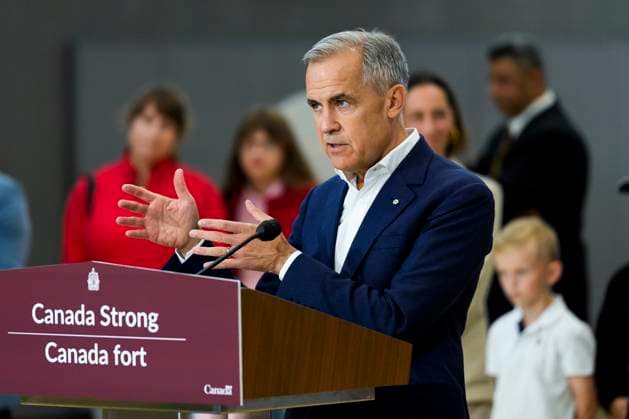 October 10, 2025, Ottawa, On, CAN: Prime Minister Mark Carney participates in an announcement at a community centre in Ottawa, on Friday, Oct. 10, 2025. Ottawa CAN - ZUMAc35_ 20251010_zaf_c35_050 Copyright: xJustinxTangx