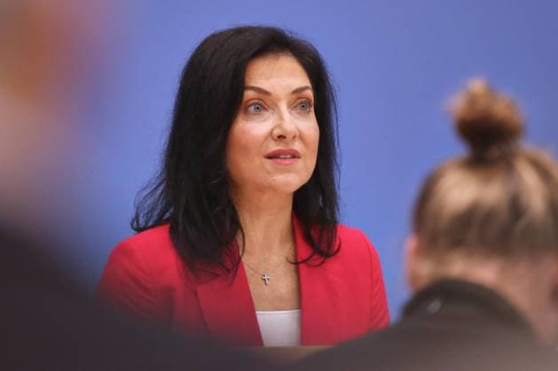 Berlin, Germany, 08 10 2025 Federal Press Conference Presentation of the Federal Governments Autumn Projection 2025 Federal Minister for Economic Affairs and Energy Katherina Reiche CDU Copyright: xdtsxNachrichtenagenturx dts_86700