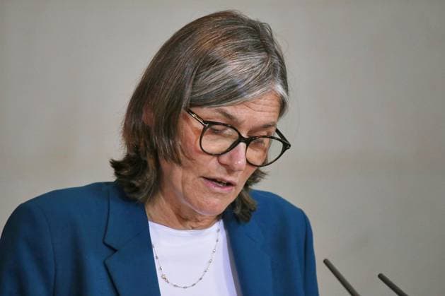 Berlin, Germany, 09 10 2025 Federal Chancellery Meeting with representatives of the automotive industry IG Metall Chairwoman Christiane Benner Copyright: xdtsxNachrichtenagenturx dts_87310