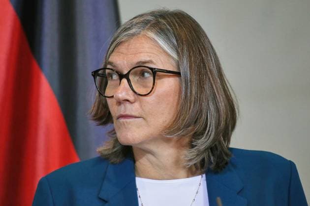 Berlin, Germany, 09 10 2025 Federal Chancellery Meeting with representatives of the automotive industry IG Metall Chairwoman Christiane Benner Copyright: xdtsxNachrichtenagenturx dts_87318