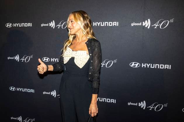 October 10, 2025, New York, New York, United States: Sarah Jessica Parker attends GLAAD s 40th Anniversary Gala at Cipriani 25 Broadway in New York City. New York United States - ZUMAs197 20251010_aaa_s197_552 Copyright: xRonxAdarx