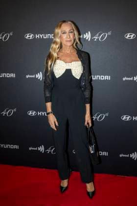 October 10, 2025, New York, New York, United States: Sarah Jessica Parker attends GLAAD s 40th Anniversary Gala at Cipriani 25 Broadway in New York City. New York United States - ZUMAs197 20251010_aaa_s197_571 Copyright: xRonxAdarx
