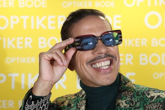 Elegant, stylish, authentic the dazzling stylist, choreographer and model Jorge Gonzalez presented his own eyewear collection at the in-house exhibition of optician Bode in Hamburg, 12 10 2025 Jorge says about his collection I love accessories Ð and for me,