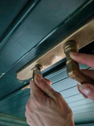 key for locking apartments and houses, as a burglary protection key for locking apartments and houses