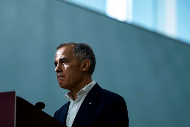 October 10, 2025, Ottawa, On, CAN: Prime Minister Mark Carney listens to a question as he participates in an announcement at a community centre in Ottawa, on Friday, Oct. 10, 2025. Ottawa CAN - ZUMAc35_ 20251010_zaf_c35_151 Copyright: xJustinxTangx