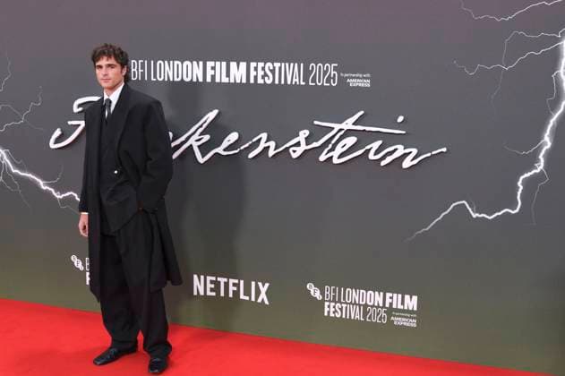 Jacob Elordi at the premiere of the feature film Frankenstein at the 69 BFI London Film Festival 2025 at the Royal Festival Hall London, 013 10 2025 Foto:xS.xVasx xFuturexImagex frankenstein_5872