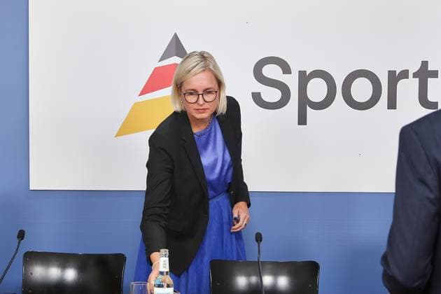 Berlin, Germany, 14 10 2025 House of the Federal Press Conference Press Conference Sporthilfe Performance Report Summer 2025 Minister of State for Sport and Volunteering Christiane Schenderlein CDU Copyright: xdtsxNachrichtenagenturx dts_87987