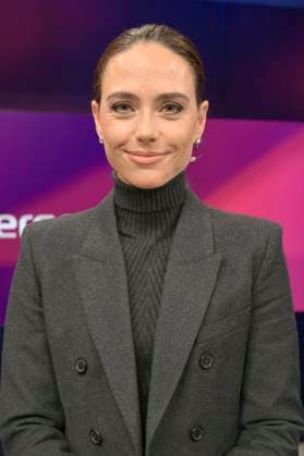 Franca Lehfeldt on the ARD talk show maischberger in Studio Berlin Adlershof Berlin, 15 10 2025 Foto:xM.xBehrensx xFuturexImagex maischberger1510_5026