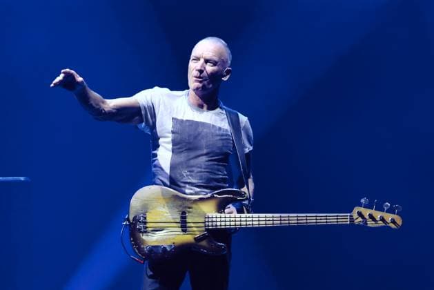 16 10 1965, Sting, Gordon Matthew Thomas Sumner, in concert live at the Uber Arena, Berlin, music, Berlin