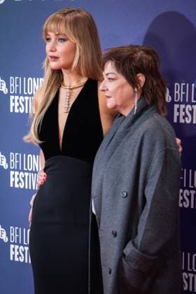 October 17, 2025, London, United Kingdom: Jennifer Lawrence and Lynne Ramsay attend the Headline Gala screening of Die My Love during The 69th BFI London Film Festival at The Royal Festival Hall. London United Kingdom - ZUMAs197 20251017_aaa_s197_165 Copyright: xLoredanaxSangiulianox