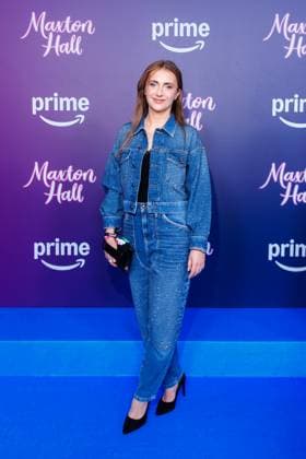 Amazon Premiere Maxton Hall Die Welt Zwischen Uns Anna Heiser at the Amazon Prime series premiere Maxton Hall Die Welt Zwischen Uns at the Tempodrom on 17 10 2025 in Berlin Copyright: xEventpressxKochanx