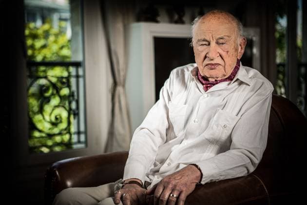 Portrait of Edgar Morin born Edgar Nahoum at his place 31 07 2015 Arnaud MEYER Leextra via opale photo RECORD DATE NOT STATED  Copyright: x ArnaudxMEYER Leextraxviaxopale.photox !ACHTUNG AUFNAHMEDATUM GESCHÄTZT!