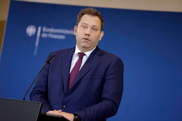 Lars Klingbeil Federal Minister of Finance, Germany, Berlin, BMF, Press conference BM Klingbeil, Topic 169 Tax estimate