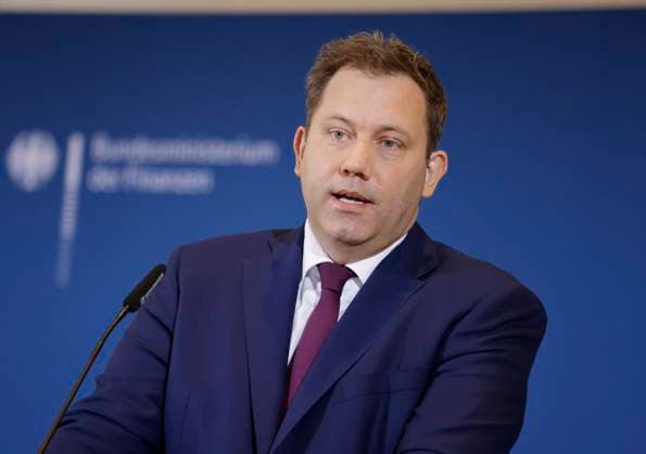 Lars Klingbeil Federal Minister of Finance, Germany, Berlin, BMF, Press conference BM Klingbeil, Topic 169 Tax estimate