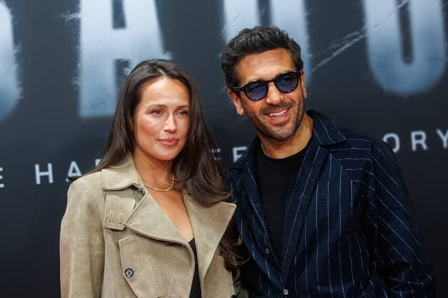 Premiere - BABO - Die Haftbefehl Story - Jessica Riso M Barek und Elyas M Barek bei der Premiere desr Netflix Doku BABO - Die Haftbefehl Story im Astor Film Lounge am 22.10.2025 in Berlin. Copyright: xEventpressxKochanx