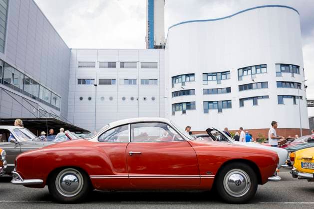 Gloss past Times 70 Ghia come to 70 Ghia Birthday to Osnabrück Karmann Ghia before the the Current VW Site 13 07 2025, Osnabrück Osnabrück Lower Saxony Germany Copyright: xSwaantjexHehmannx