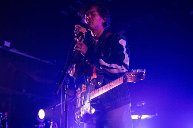 The Temper Trap Perform at Kentish Town Forum, London, UK Lead singer Dougy Mandagi of Australian indie rock band The Temper Trap performs at Kentish Town Forum, London, England, UK on Sunday 02 November 2025., Credit:Justin Ng Avalon UK, England, London, Kentish Town Forum  Copyright: xJustinxNgx xAvalonx 1049980831