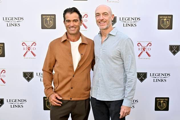 Brett Dedeaux with guest at the VIP Par Tee at the 6 Rod Dedeaux Foundation Charity Event at Riviera Country Club Los Angeles, 02 11 2025 Foto:xD.xStarbuckx xFuturexImagex dedeaux_5111