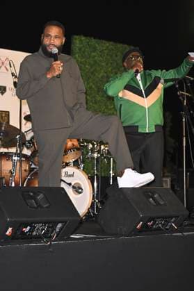 Anthony Anderson and Cedric the Entertainer at the VIP Par Tee at the 6 Rod Dedeaux Foundation Charity Event at Riviera Country Club Los Angeles, 02 11 2025 Foto:xD.xStarbuckx xFuturexImagex dedeaux_5137