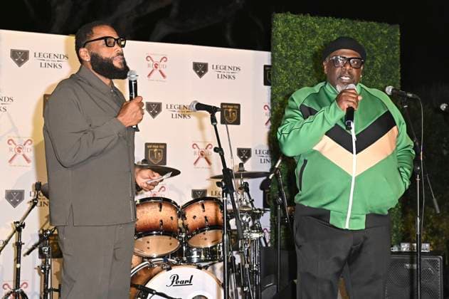Anthony Anderson and Cedric the Entertainer at the VIP Par Tee at the 6 Rod Dedeaux Foundation Charity Event at Riviera Country Club Los Angeles, 02 11 2025 Foto:xD.xStarbuckx xFuturexImagex dedeaux_5139