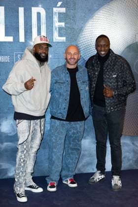 Valide Saison 3 Premiere Guest, Franck Gastambide and Saidou Camara attending the Valide Saison 3 Premiere at the Grand Rex cinema in Paris, France on November 03, 2025. Photo by Aurore Marechal ABACAPRESS.COM Paris France  Copyright: xMarechalxAurore ABACAx