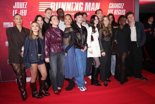 Premiere of the film Running Man Star Academy students at the premiere of the film Running Man 450308 2025 11 03 Paris France  Copyright: xJasminexAissaouix xStarfacex STAR_450308_036