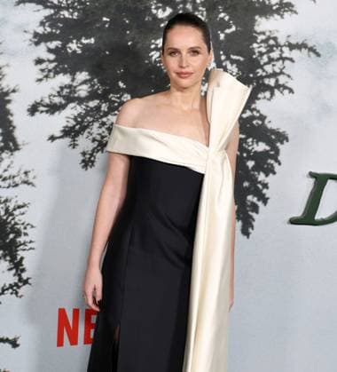 Premiere Of Netflix s Train Dreams HOLLYWOOD, LOS ANGELES, CALIFORNIA, USA - NOVEMBER 03: English actress Felicity Jones arrives at the Premiere Of Netflix s Train Dreams held at The Egyptian Theatre Hollywood on November 3, 2025 in Hollywood, Los Angeles, California, United States., Credit:Juan Pablo Rico Avalon United States, California, Hollywood, The Egyptian Theatre Hollywood Copyright: xJuanxPabloxRicox xAvalonx 1050185650