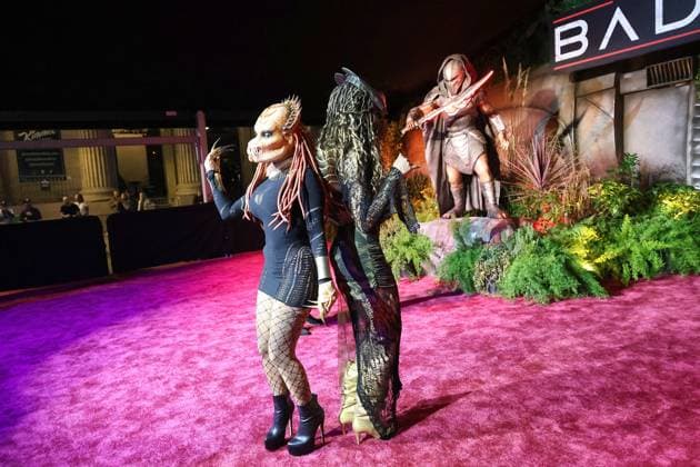 November 3, 2025, Los Angeles, California, USA: General Atmosphere at the World Premiere of 20th Century Studios Predator: Badlands at the TCL Chinese Theatre IMAX Los Angeles USA - ZUMAg107 20251103_zep_g107_082 Copyright: xNinaxPrommerx