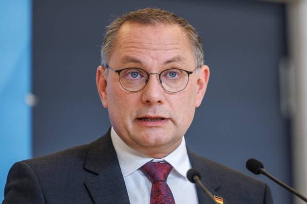 Statement AfD Tino Chrupalla AfD , at a statement of the AfD on 04 11 25 in Berlin Berlin Germany Reichstag