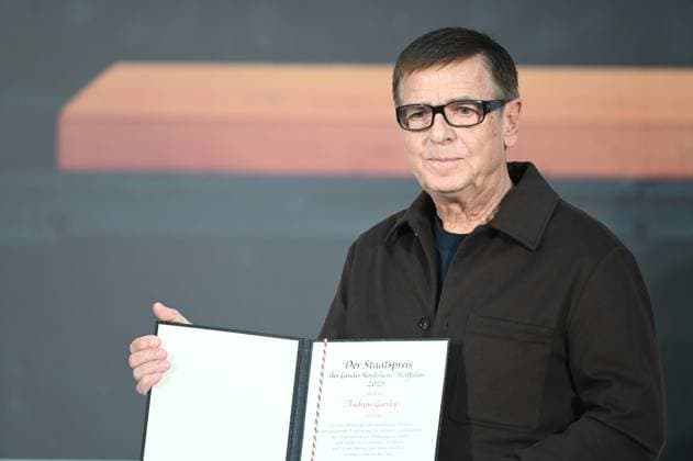 Andreas GURSKY, photographer, receives the NRW State Prize, award ceremony of the State Prize of the State of North Rhine-Westphalia in Duesseldorf on 04 11 2025