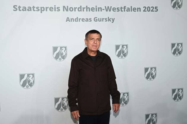 Andreas GURSKY, photographer, Award of the State Prize of the State of North Rhine-Westphalia in Duesseldorf on 04 11 2025