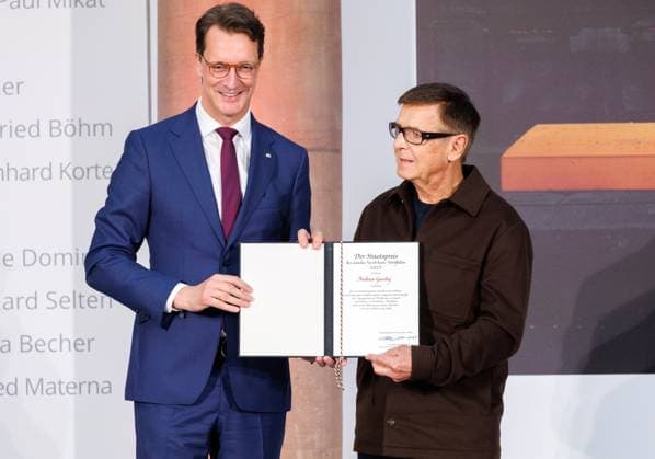 04 11 2025 Düsseldorf NRW Minister-President Hendrik Wüst awards the State Prize to photographer Andreas Gursky The laudatory speech will be given by Susann