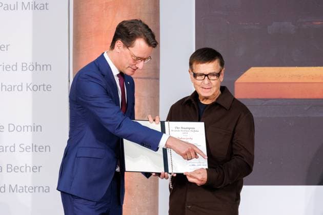 04 11 2025 Düsseldorf NRW Minister-President Hendrik Wüst awards the State Prize to photographer Andreas Gursky The laudatory speech will be given by Susann