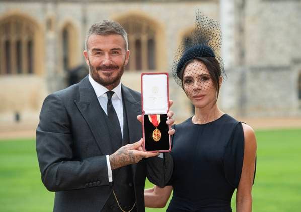 David Beckham is Knighted at Windsor Castle David Beckham is knighted by King Charles at Windsor Castle, Windsor, Berkshire, UK on the 4th November, 2025. Picture by Eddie Mulholland WPA-Pool Windsor Windsor Castle Berskshire United Kingdom 